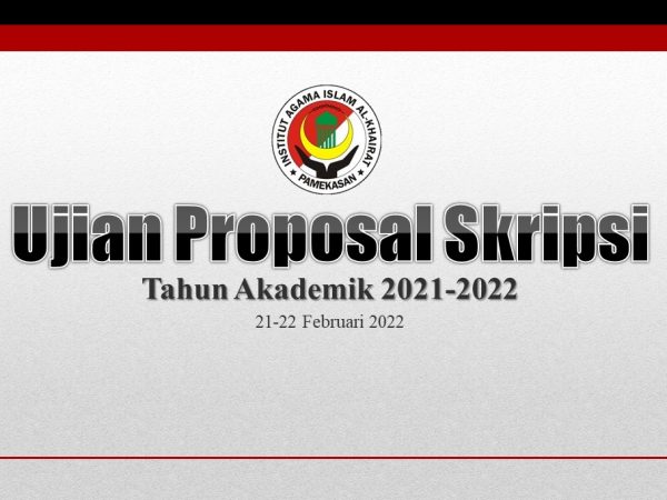 Ujian Proposal Skripsi 2021-2022
